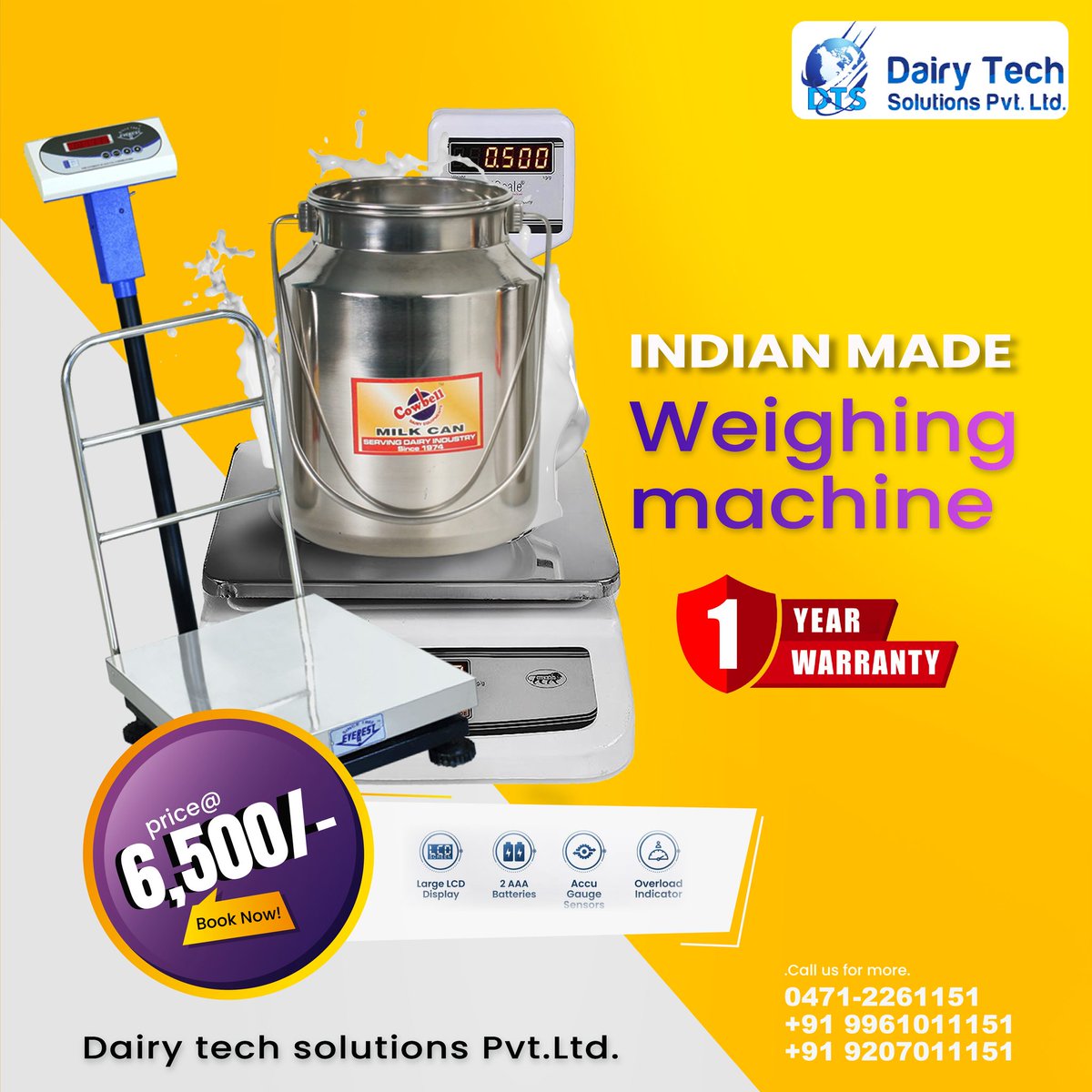 No more guessing about milk accuracy and weighing. 
#dairytechsolutions #axpert #weighing #weighingscale #scale #scales #weighingmachine #weighingscales #weight #industrialscale #sensors #theweighforward #platformscale #digitalscale #benchscale