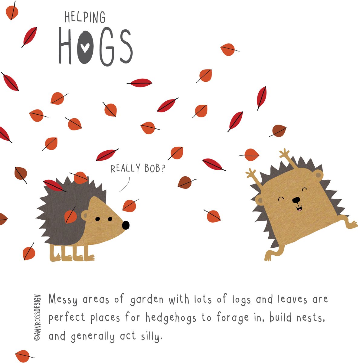 One of my older designs, but I do like this little guy!

Have a happy day 😊

(More hog helping posters can be found at annrossdesign.com)

#hedgehogs #helpinghedgehogs #wildlife #wildlifegardening #nature #annrossdesign #thefutureisunmown