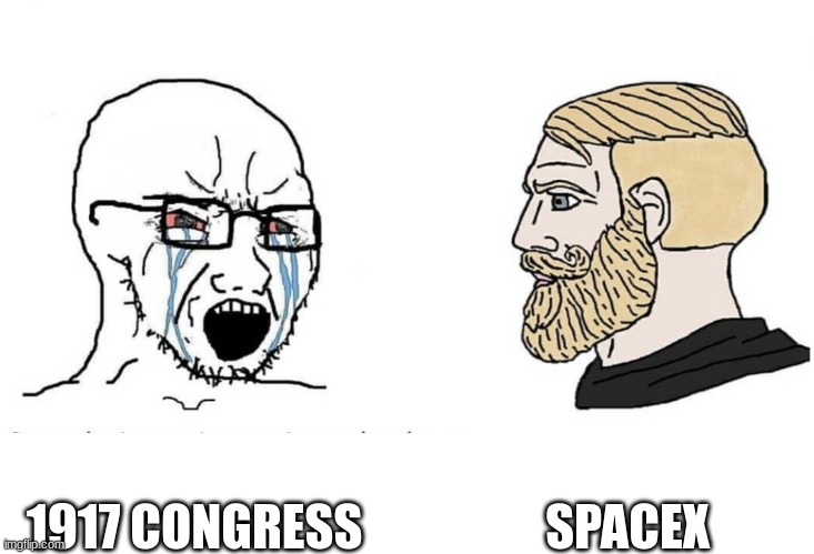 MSUMUN_SpaceX's tweet photo. You are the soyjack, and I am the chad. https://t.co/Uf40mv3AsY