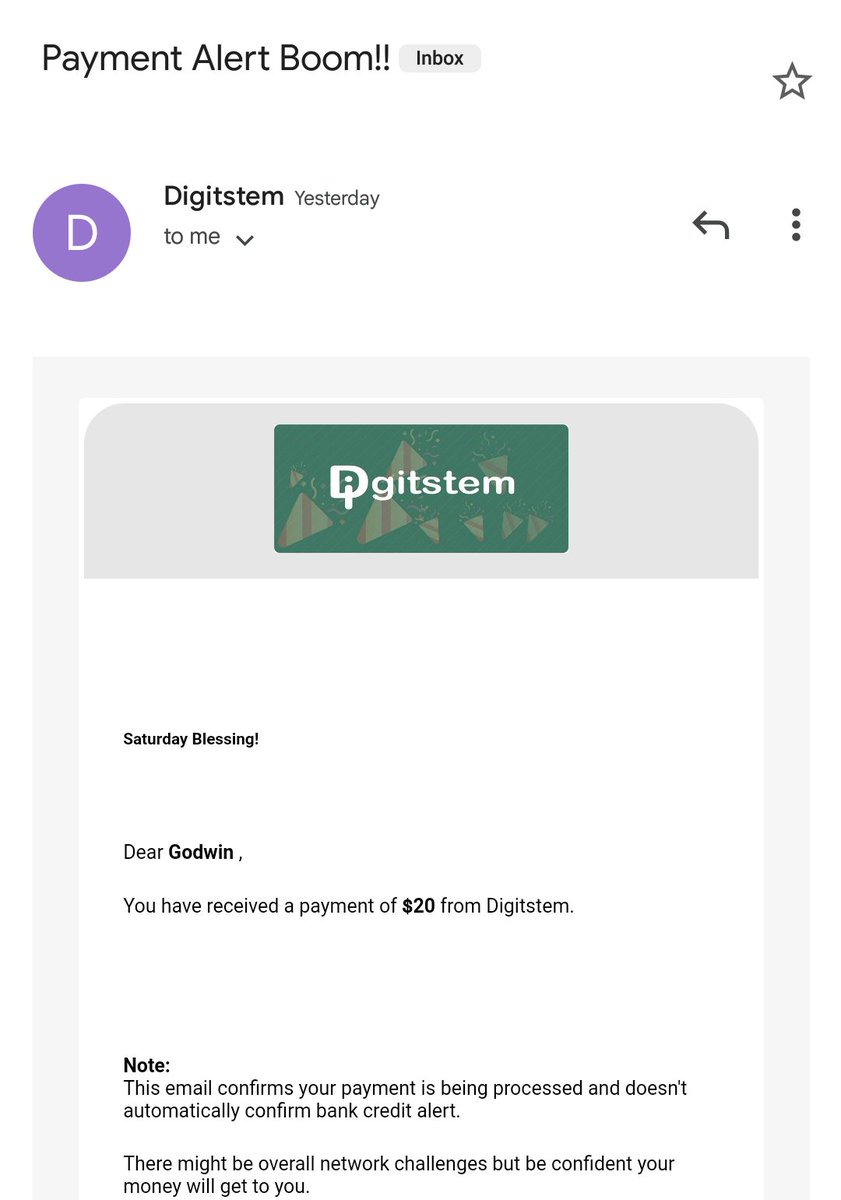 kash_digitals's tweet photo. Almost forgot to drop this here. This came in yesterday from @digitstem Affiliate Marketing. The same Affiliate Marketing platform I've always been talking about, paid me the little commission I earned from selling their product. Thanks coach @MayorConcept6 &amp; @CoachKingLeon https://t.co/iRzagulrvK
