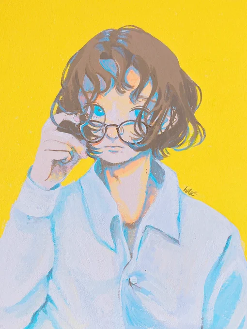私の別絵柄アカウント画像みたいな絵を描いてます↓ 私の自我アカウント最近機能してないのでいっぱい喋りたい↓ 