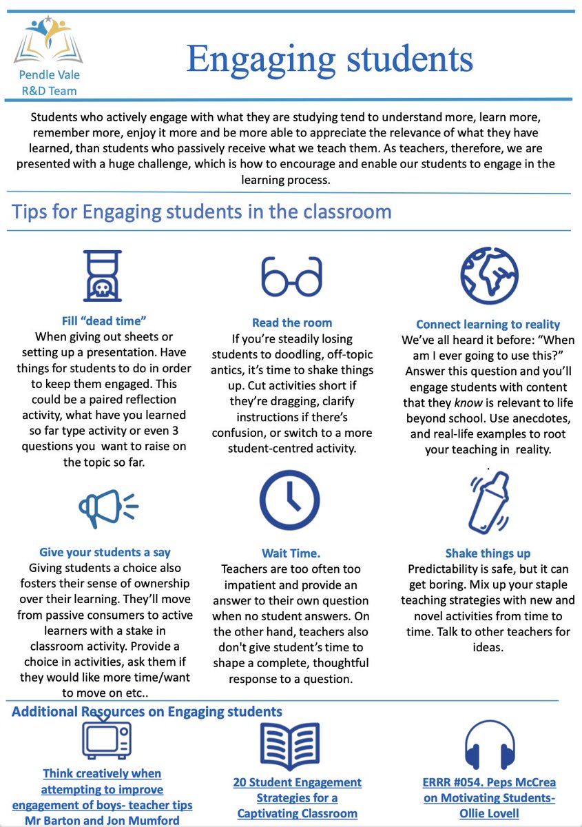 Pendle Vale Research and Development Team tweet media