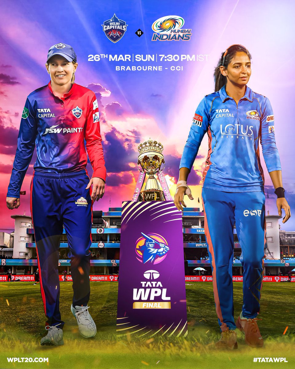 It’s the @wplt20 FINALE today !
And our Mumbai team is playing too!
Go girls Go !
Wishing the very best to @mipaltan for the final #MIvsDC !

@ImHarmanpreet #OneFamily #Mumbai #MumbaiIndians #AaliRe #WPL2023 #DCvMI #ForTheW #TATAWPLFINAL #womeninblue