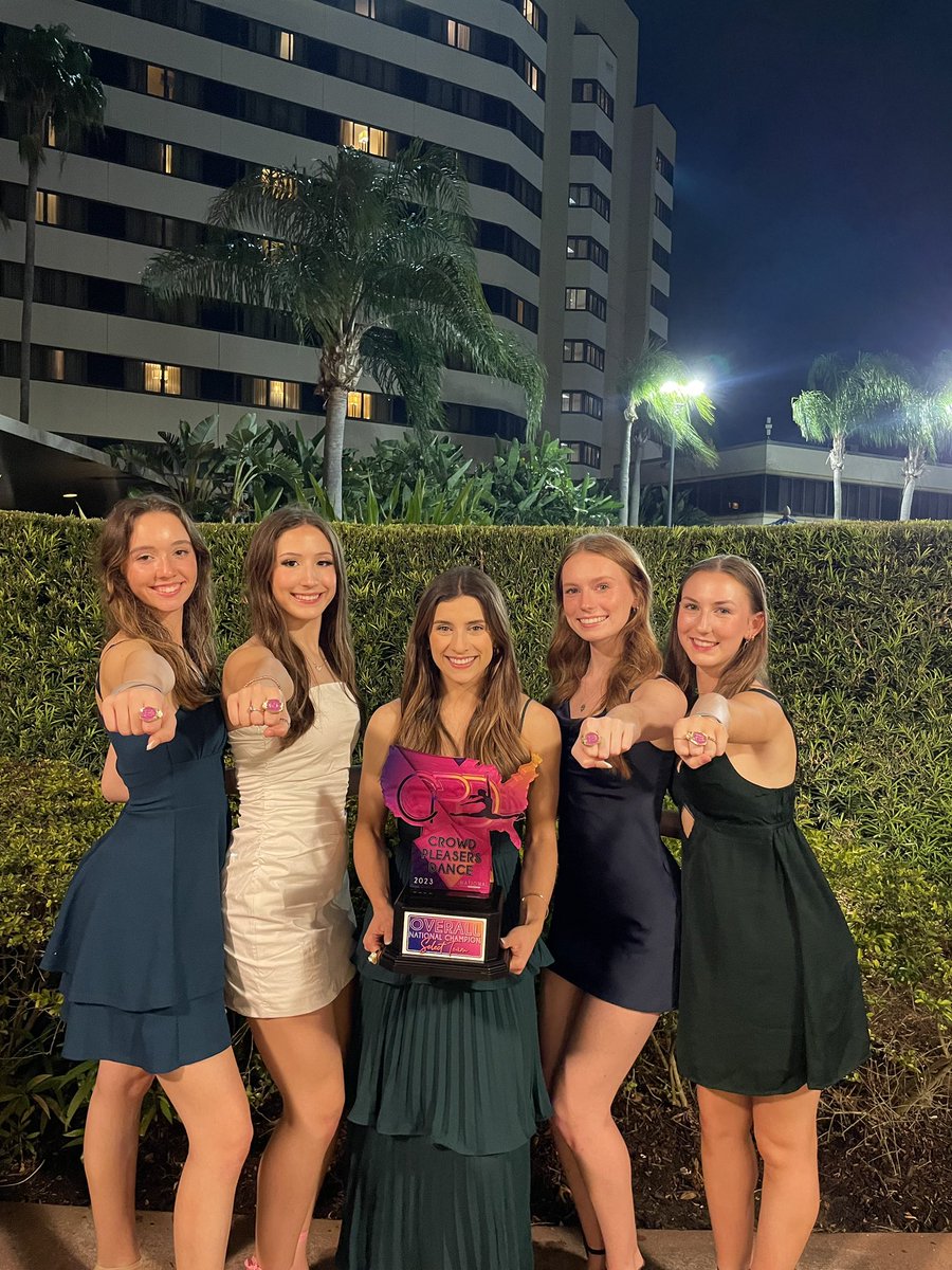 Bringing home the bling! Goldusters are National Champions! We are proud of you! #Riseandgrind