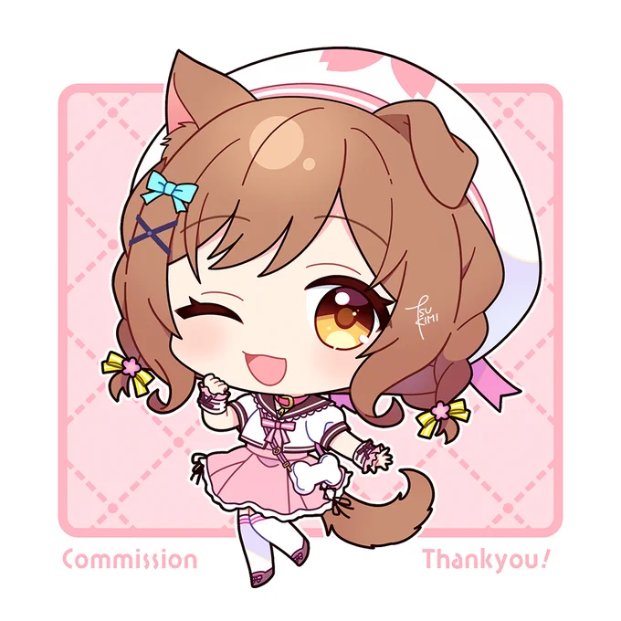 【お知らせ】宮花ゆう様のグッズデフォルメイラストを描かせていただきましたぜひよろしくお願いいたします!お誕生日おめでとうございます  
