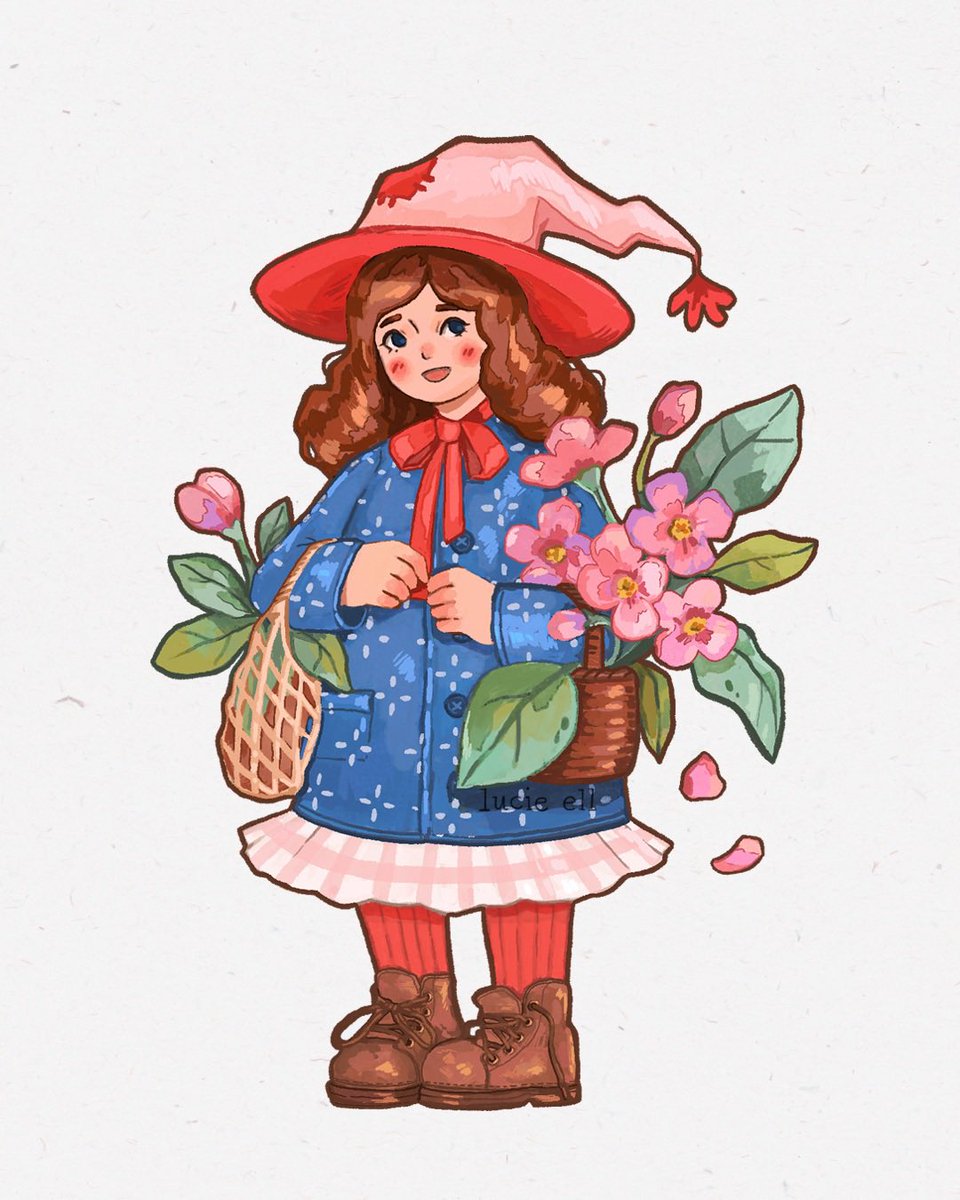 Tiny herb witch! 🌷