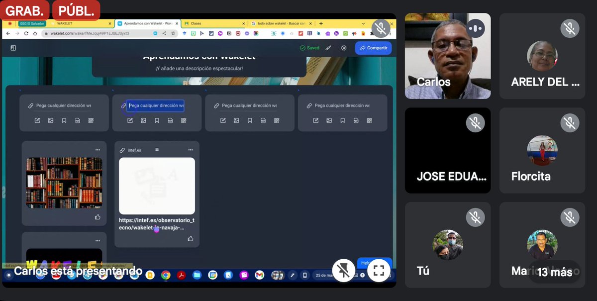 Te perdiste nuestro webinar sobre Wakelet, puedes verlo haciendo click 👇👇
youtu.be/iQBFrjMSrjU

<a href="/GEGHispano/">GEG Hispanoamérica</a> 
<a href="/GegProgram/">Google Educator Groups</a> 
<a href="/NRPA_Iberoamer_/">NRPA_Iberoamericana</a>