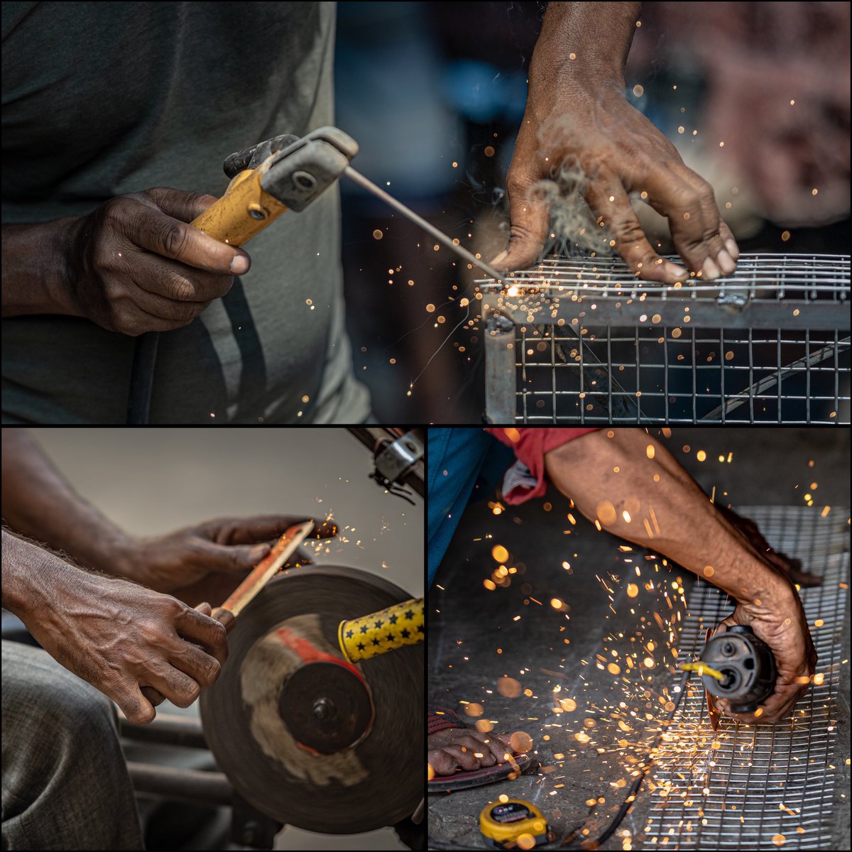 Their hands are tired &amp; scarred and frail 
With cuts &amp; bruises , boy ! Do they have a story or tale… 

Spices &amp; Sparks , regardless of it all , 
they hold their head high cos no work is big or small

Tony Spark
Cutting Edge 
Metallica 

0.15 $ETH each 1/1 
Link 👇🏻