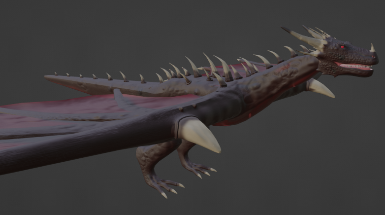 Astrapalo1's tweet photo. dragon good or nah XD got bored 33k tris https://t.co/dHbp7Hup18