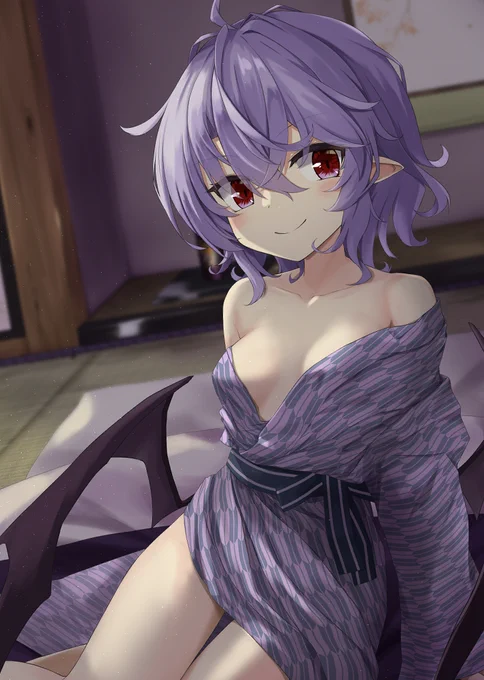 温泉浴衣レミリア3 #東方 #レミリア・スカーレット #東方Project #レミリア  