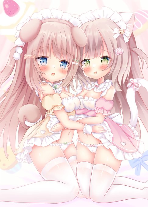 🐶🐱
#もちもなアート 