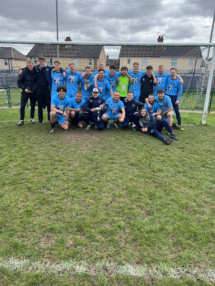 WKAthleticFC's tweet photo. FIRST CUP AS A CLUB BOXED🏆

Tough game, ending in 1-1 but coming out victorious on penalties. @scoopcooper1878 with the heroics again🐈

Tom Cameron⚽️

Buzzing to have won our first trophy in our first season. Massive effort from every lad again💪

#UTWKA https://t.co/7sEwsgwSfg