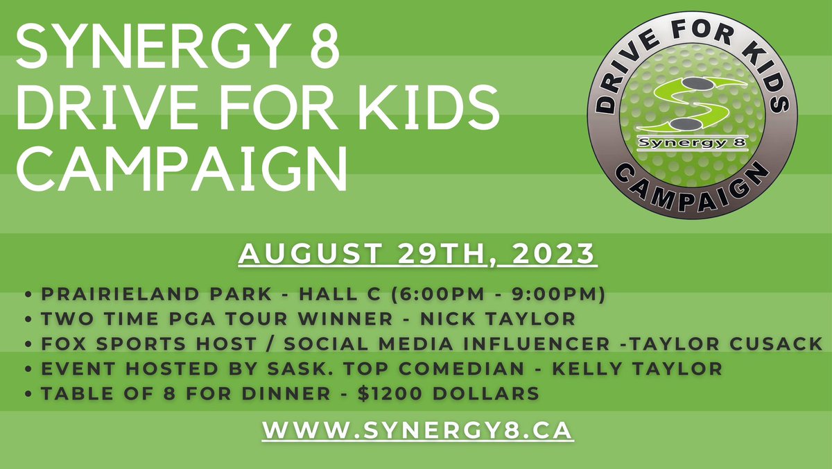 2023 Drive for Kids 

#yxe#willowsgolf#prairielandpark#golf#synergycommunitybuilders#greatevent#nicktaylor#taylorcusack#kellytaylor