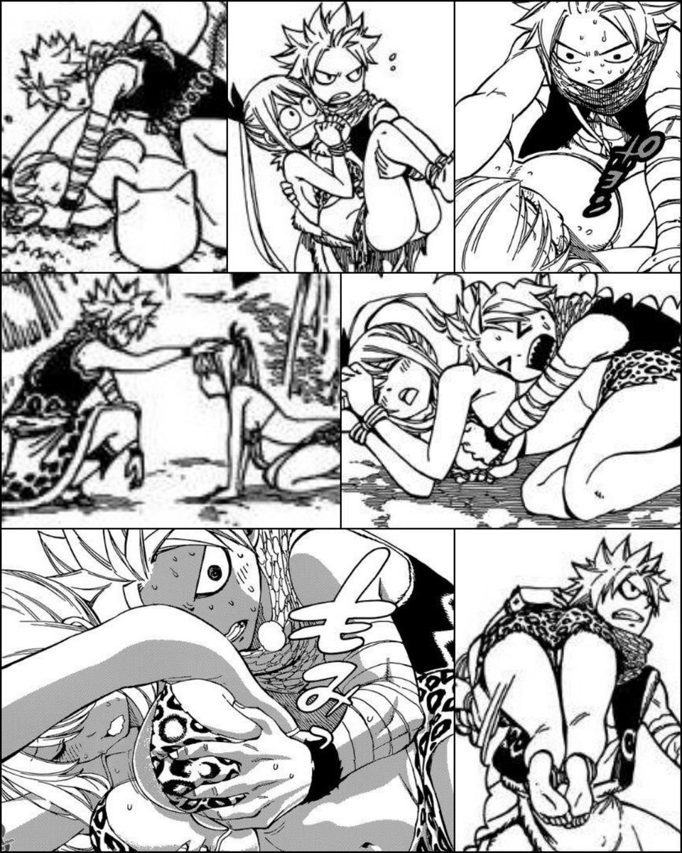 Natsu-❤️‍🔥-ru on X: Nalu panels in Fairy Tail Omake: Stone Age ❤️‍🔥  t.co4OdZyGYqcT  X