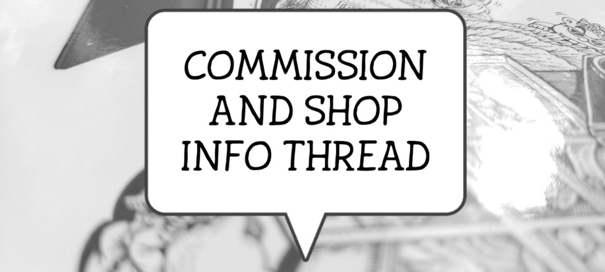 ArtofaNobody's tweet image. Updated thread of my shop website and commission information!