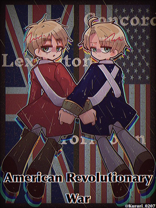 #ヘタリア  #hetalia   「兄弟けんか」 