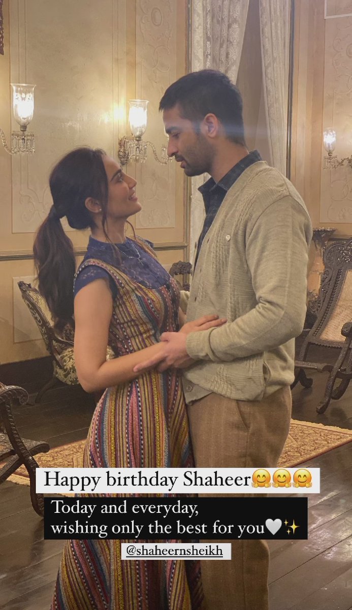 From @/Surbhijyoti ♥♥

HBD SUPER SHAHEERA
#HappyBirthdayShaheer 
#ShaheerSheikh #SurbhiJyoti