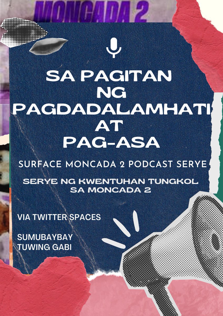 MAKI-ALAM AT MAKI-ISA SA LABAN, KWENTO AT PAG-ALALA SA PAGITAN NG PAGDADALAMHATI'T PAG-ASA

Abangan ang aming podcast serye na naglalaman ng mga kwento ng dalamhati at pag-asa ng patuloy na paglaban sa inhustisya sa mga desaparacidos na sina Cha at Leleng. 

#SurfaceMoncada2