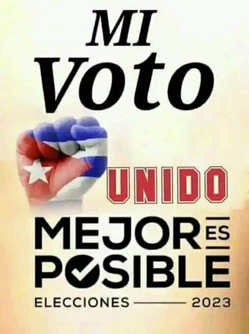#YoVotoXTodos #MejorEsPosible #UJCMATANZAS #UJCCUBA
