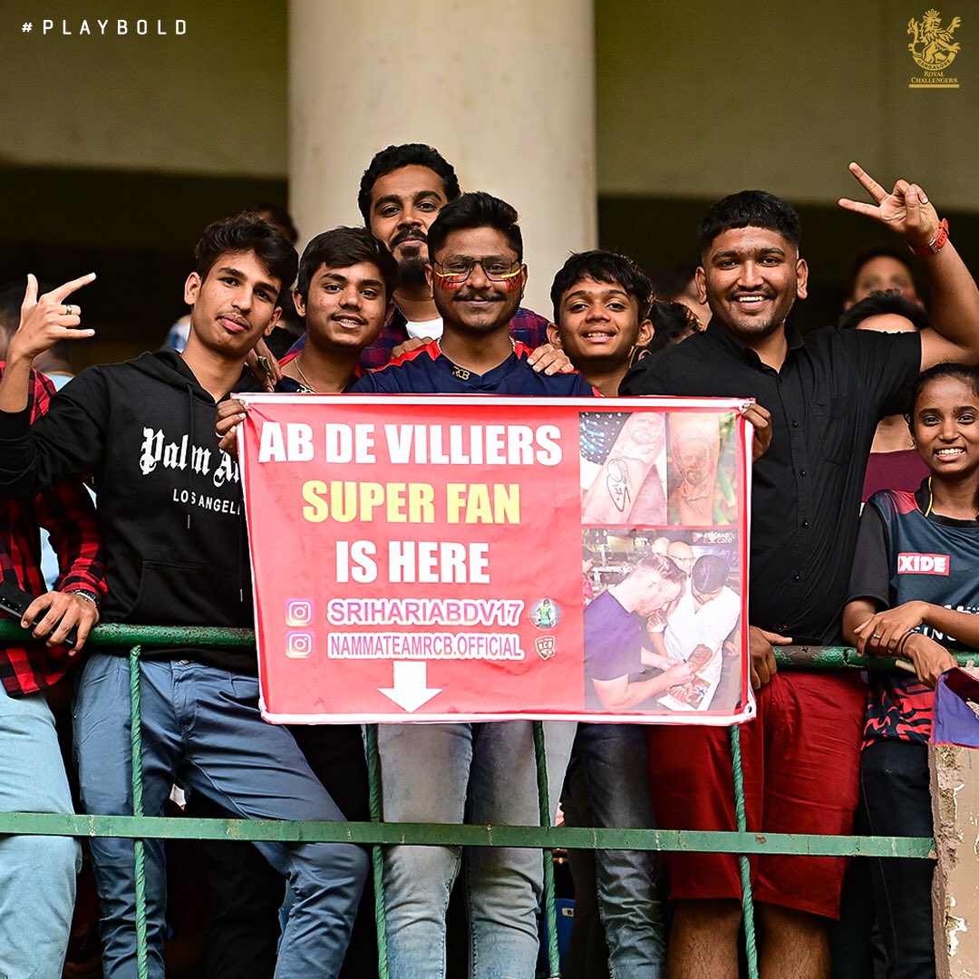 Ladies & Gentlemen, everyone's favorite Superhero - Mr. AB de Villiers! 🦸‍♂️ #PlayBold #ನಮ್ಮRCB #IPL2023 #RCBUnbox @ABdeVilliers17