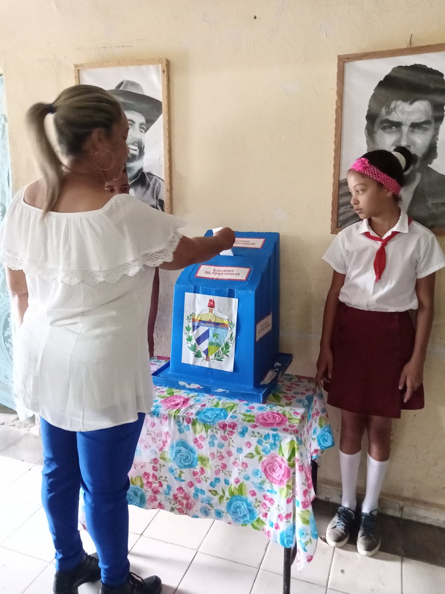 Voté por mi Patria, por la Revolución, por el Socialismo, por todos. #YoVotoXTodos #MunicipioPilón #ProvinciaGranma @DiazCanelB @DrRobertoMOjeda @CapoNapoles @Elecciones_Cuba @JerezMilanes @ConFilo_Cuba