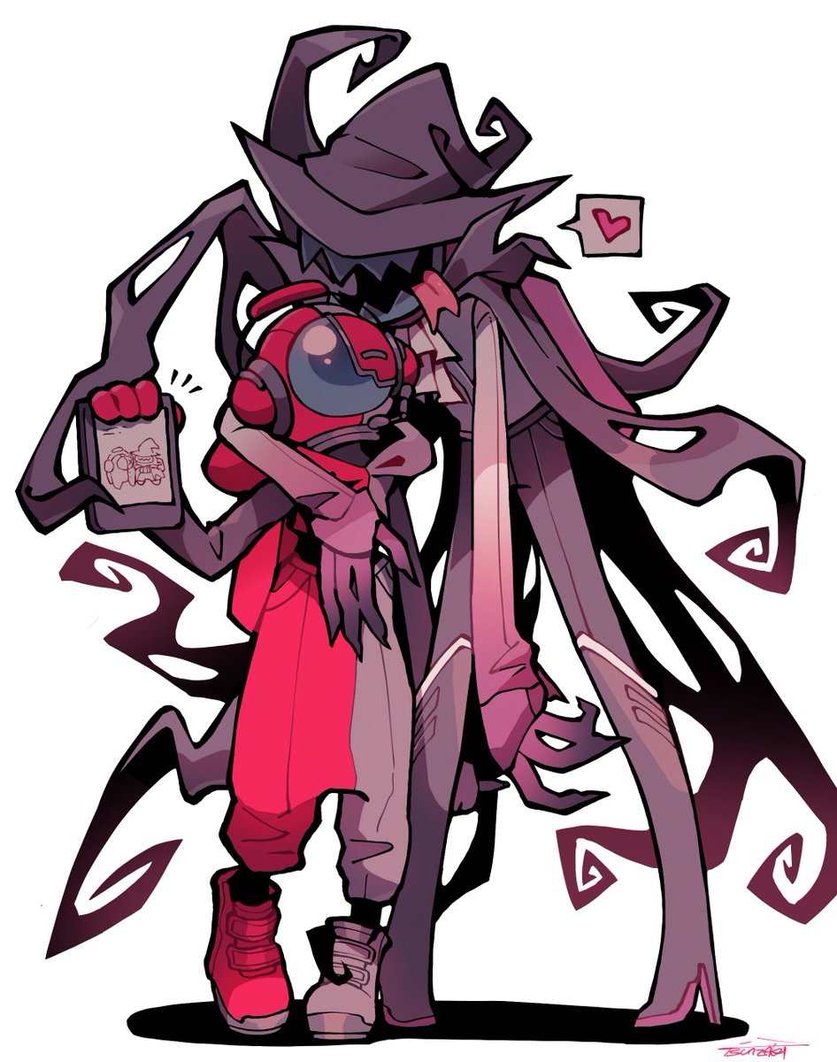 Lostskeld こういうイメージで描いてる 体格差結構ある