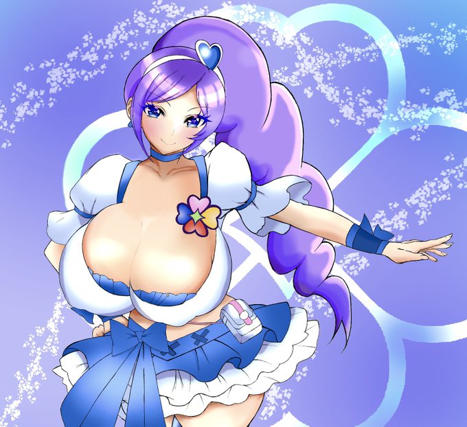 キュアベリー(思いっきり盛って)描いた… 