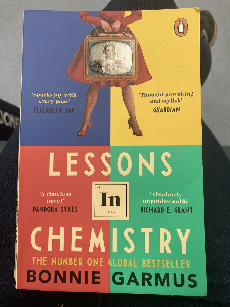 What a comeback to Reading  this was 🙂 … looking forward to the series ! #lessonsinchemistry