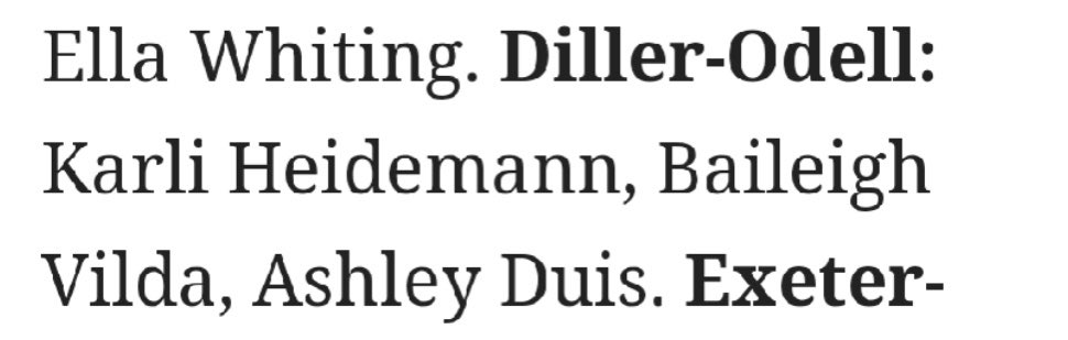 Blessed to receive honorable mention All-State honors from the Omaha World Herald. Congratulations to my teammates that also received honors.