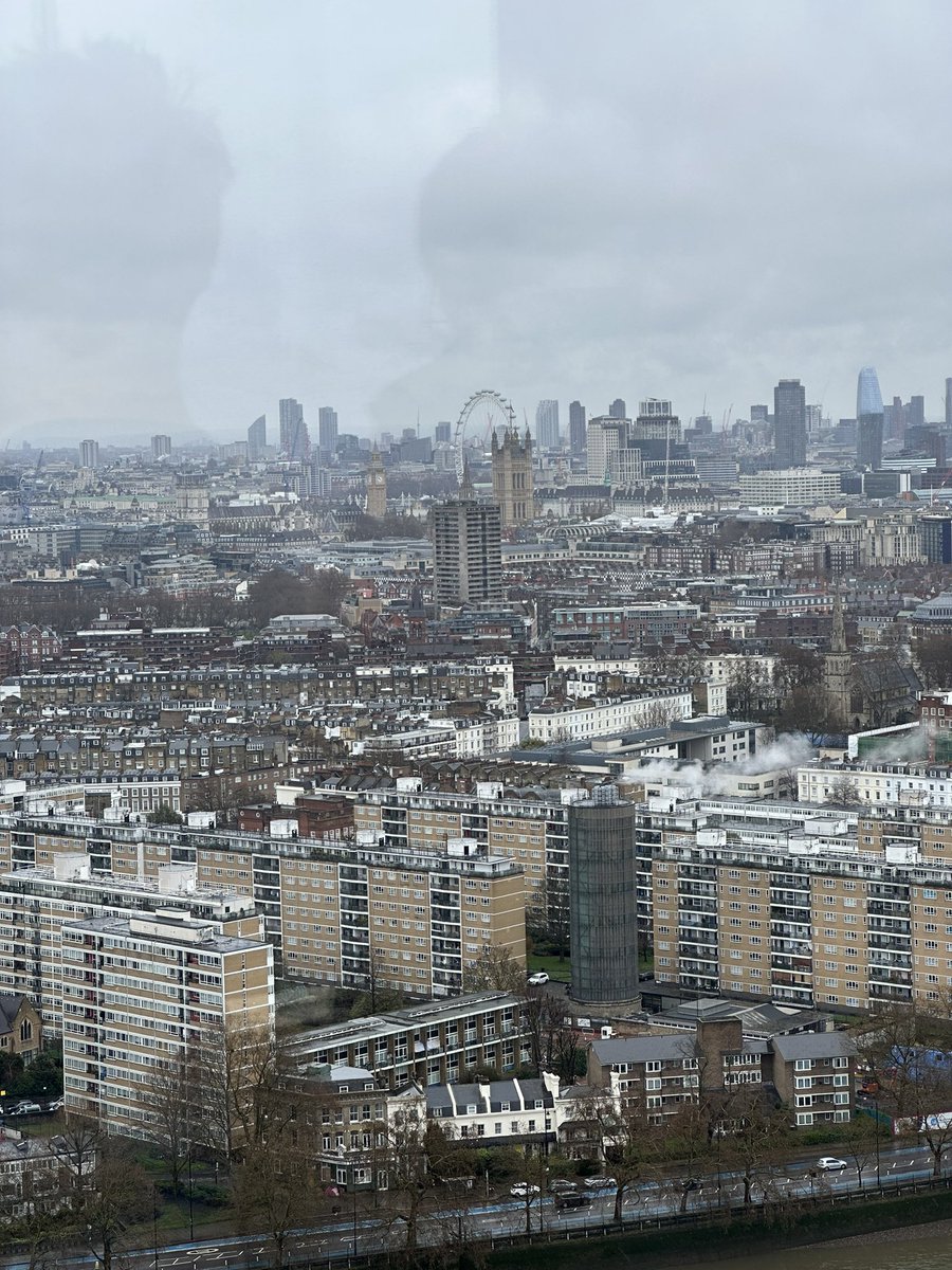 Battersea power station in the rain this morning! 🥰🌧️
Followed by a brew in the control room! 
Loved it! 😍
#BatterseaPowerStation #Lift109 #London #Weekend #TheControlRoom