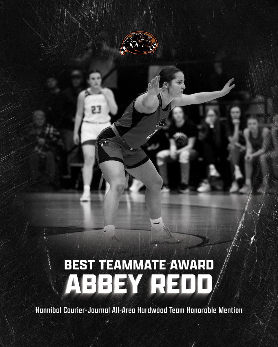 TSouthers's tweet photo. THE 2022-2023 PALMYRA LADY PANTHERS BEST TEAMMATE AWARD WINNER &amp; EVERYDAY EFFORT AWARD WINNER IS OUR SENIOR ABBEY REDD!! Voted by her teammates and coaches… Presented to her by her aunt and fellow PLP Legend @KSueShade @basketball_plp https://t.co/pN8cfjJALE