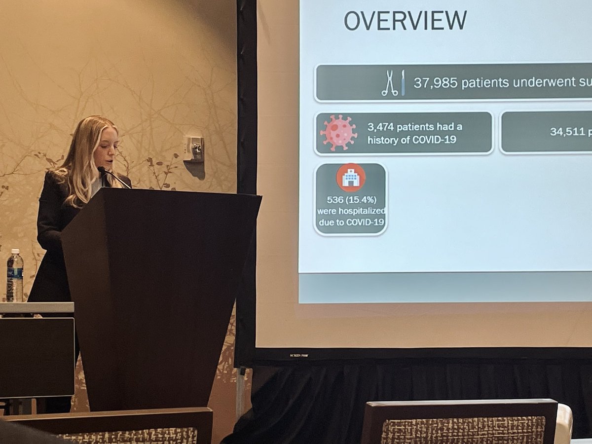 Incoming @MCWUrology resident @maddieflitcroft did an amazing job presenting our work on urologic cancer surgery after COVID19 at #WUS2023! @MCWSurgResearch @mcwsurgonc @MCWSurgery