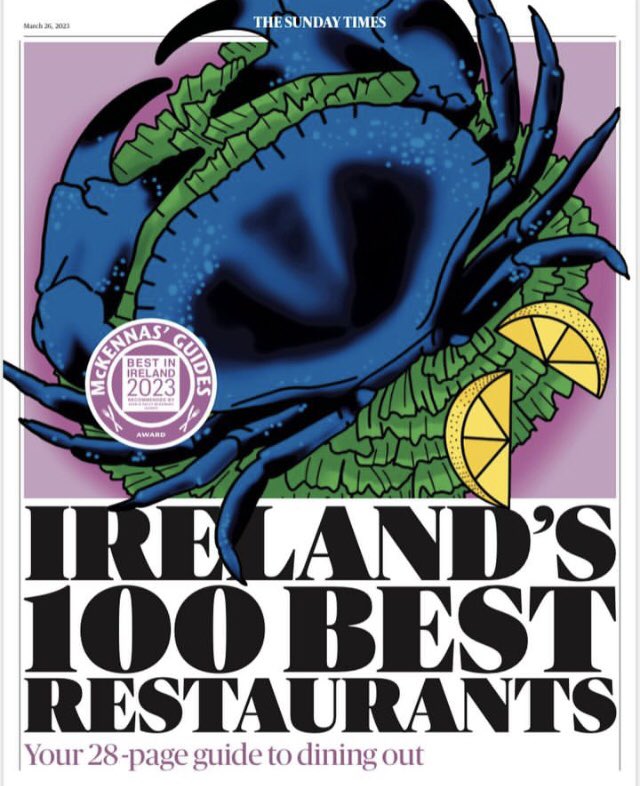 irish_writing's tweet image. Guess who’s Number 1? 
In today’s @SundayTimesFood @McKennasGuides #100BestRestaurants 👏🏻✨🍴 #thisisirishfood