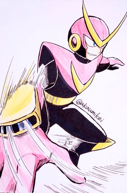 #本家ロックマン版深夜の真剣お絵描き60分一本勝負クイック 