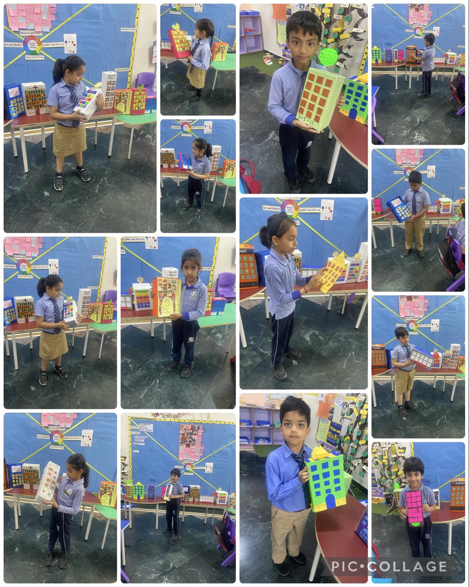 vitika_chadda's tweet photo. 2C’s #ArrayCity They were really facing a challenge to identify #columns #rows so they collaboratively created their hint statements “Columns are standing because they wear collars to go to school.” &amp; “Rows are sleeping because they need to wait.” 😂- #Maths is FUN! @vandysays https://t.co/DaAuRCVOG0