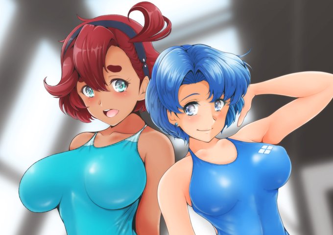 今日も過去絵でお茶を濁すのぜ。
Wマーキュリーちゃんなのぜ。 