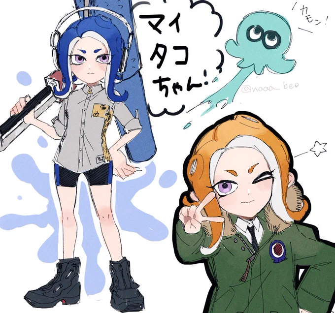 マイタコ落書き#スプラトゥーン3 