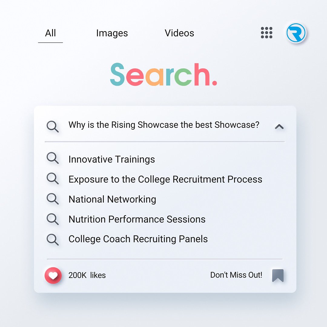 Why the Rising Showcase? Just ask Google.🤓

#risinglacrosse #riseabove