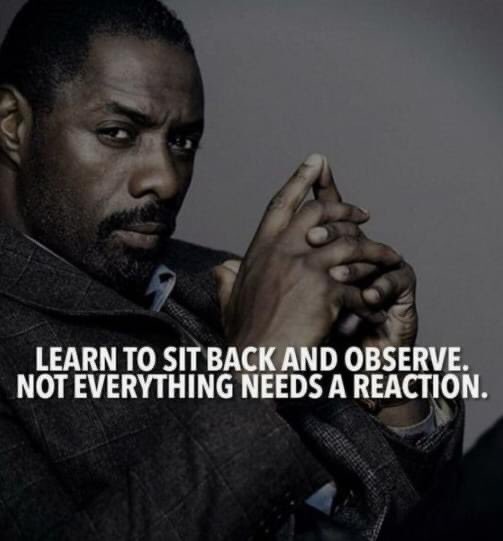 Sunita_Says_'s tweet photo. Not Everything deserves Your reaction, spend Your time Wisely and don't let people, things and Events drain Your Energy...!!!
#beanobserver #staycalm #quote #ThinkBIGSundayWithMarsha https://t.co/rt4Eo23iy5