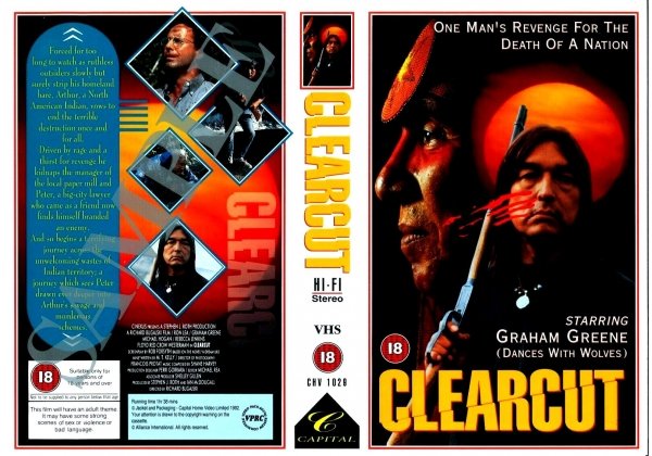 #FirstTime watching Clearcut 1991 
Starring, Graham Greene
Floyd Red Crow Westerman, Ron Lea, Michael Hogan on #Shudder #Clearcut #90snostalgia #90smovies #90sHorror #Horror365Challenge 
#IndigenousFilm #IndigenousHorror 
#HorrorCommunity
