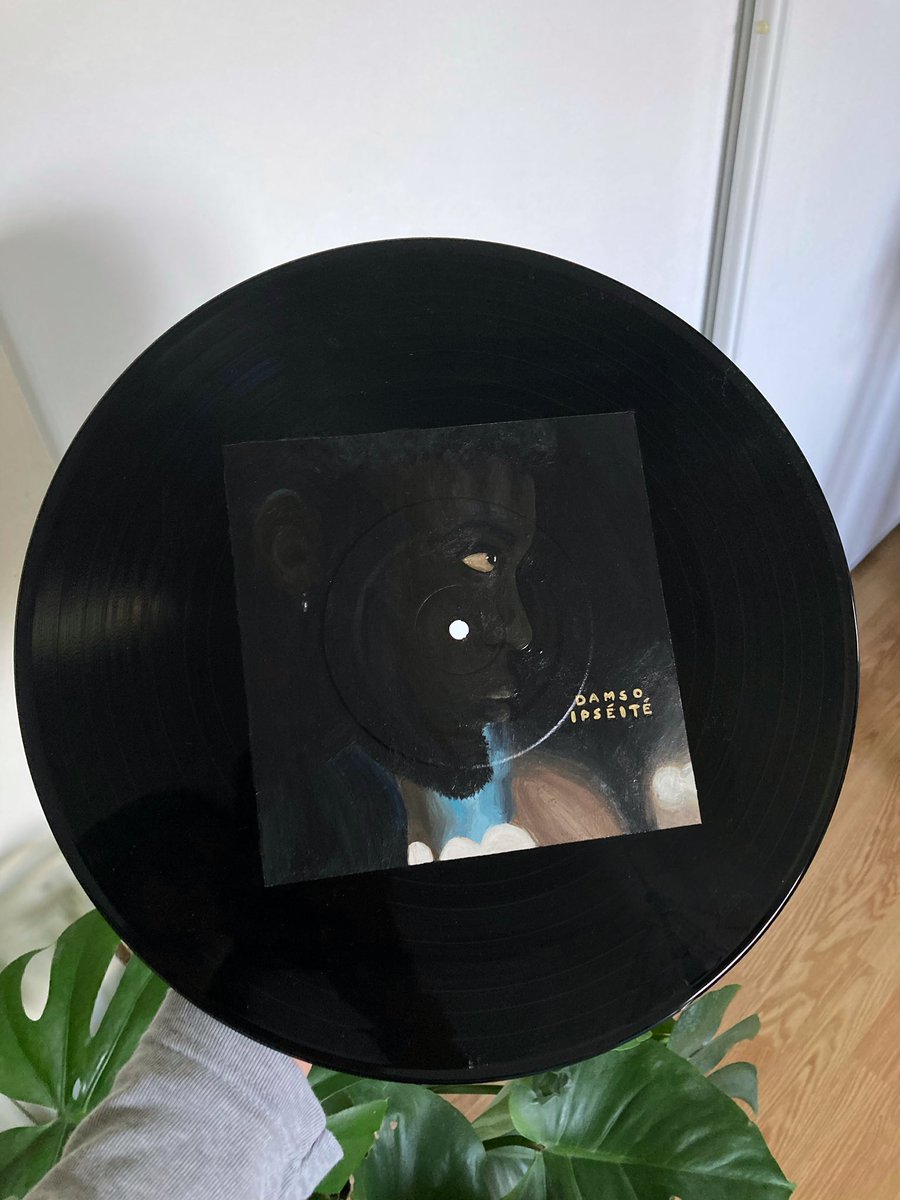 claravinyle's tweet image. Nouvelle peinture 🖖 #damso #rap