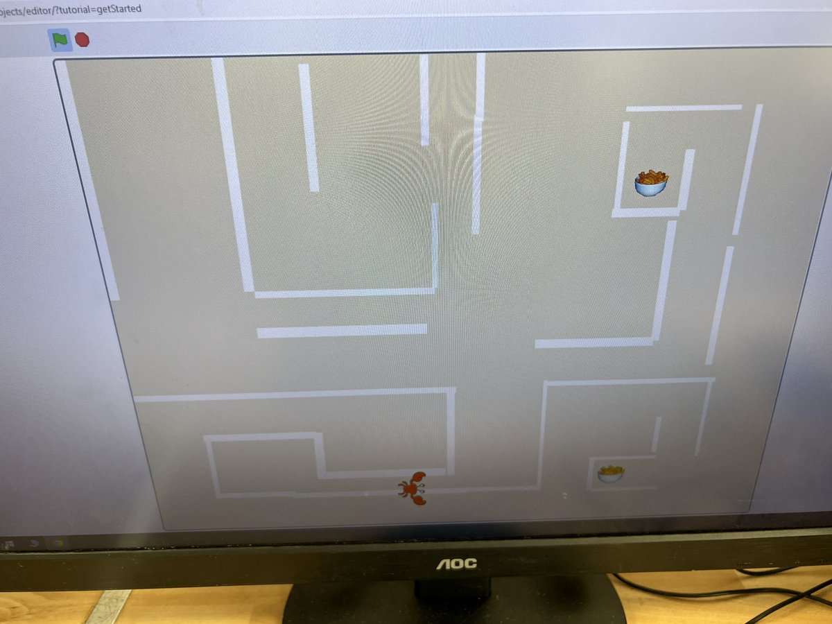 OSA_Primary's tweet photo. Well done to our Computer Science leaders for teaching Year 5 @birchwoodavesch students. The first class made excellent maze games. #studentleader #programming #teaching https://t.co/I3gsiipDvn