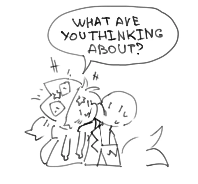 @_yoha_11 Star wonders why Galac is suddenly quiet.😺✨❓🐙💦 