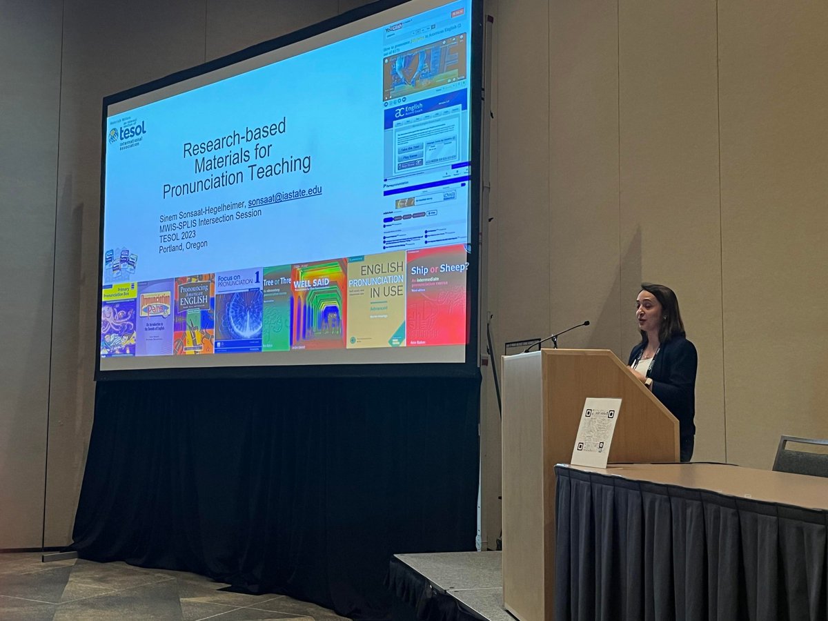 TESOLMWIS's tweet photo. (2) #TESOL2023 #MWIS-SP Intersection Panel: Creating and implementing researrch-based materials for oral/aural skills development. Moderated by @Beatrix Burghardt https://t.co/SQkomGwXaC