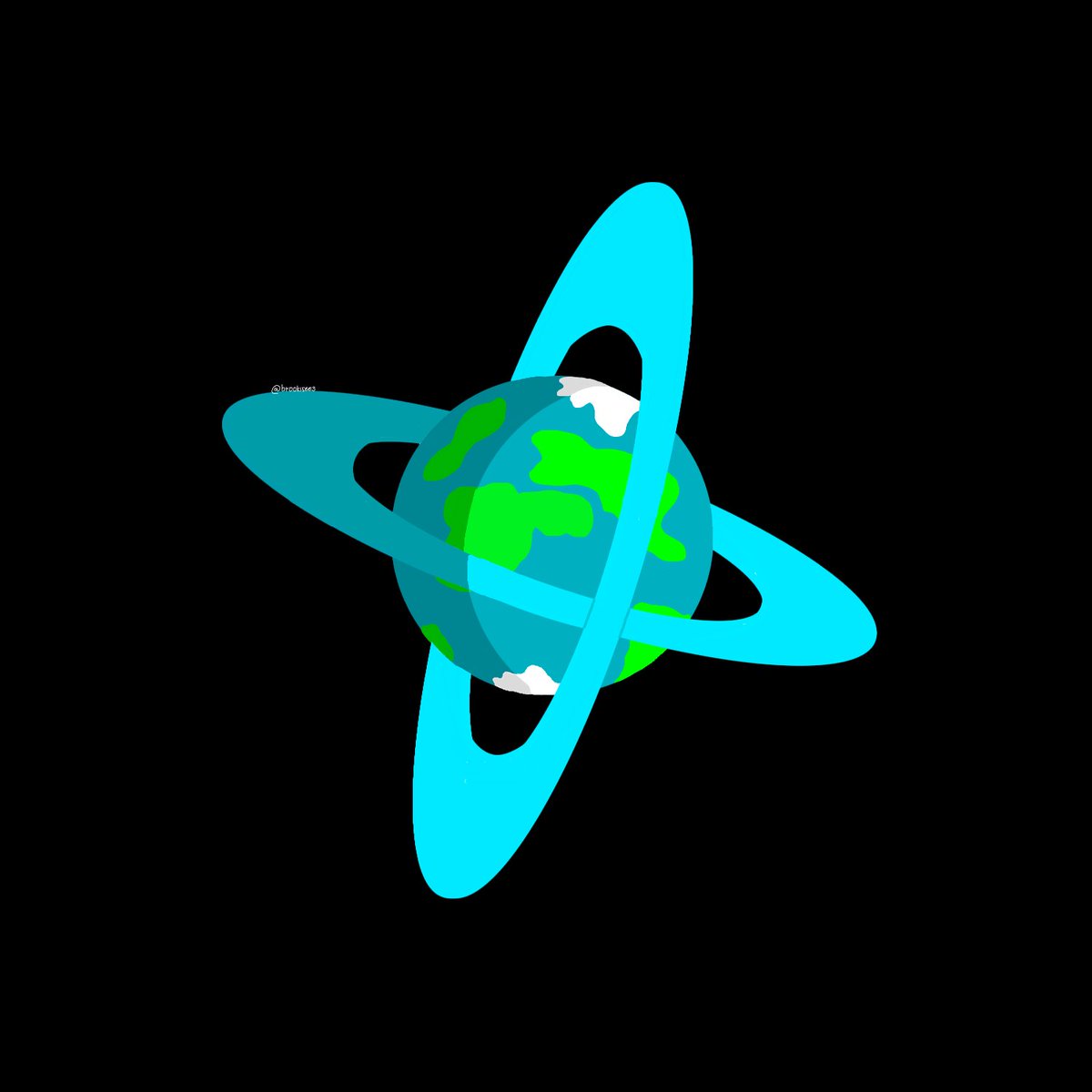 Brooks5663's tweet photo. Planet DarkHill (this is my fictional planet with plants and animals unusual for us). 

#ArtistOnTwitter , #planet, #fictional_universe, #darkhill https://t.co/Owo8Oyn426