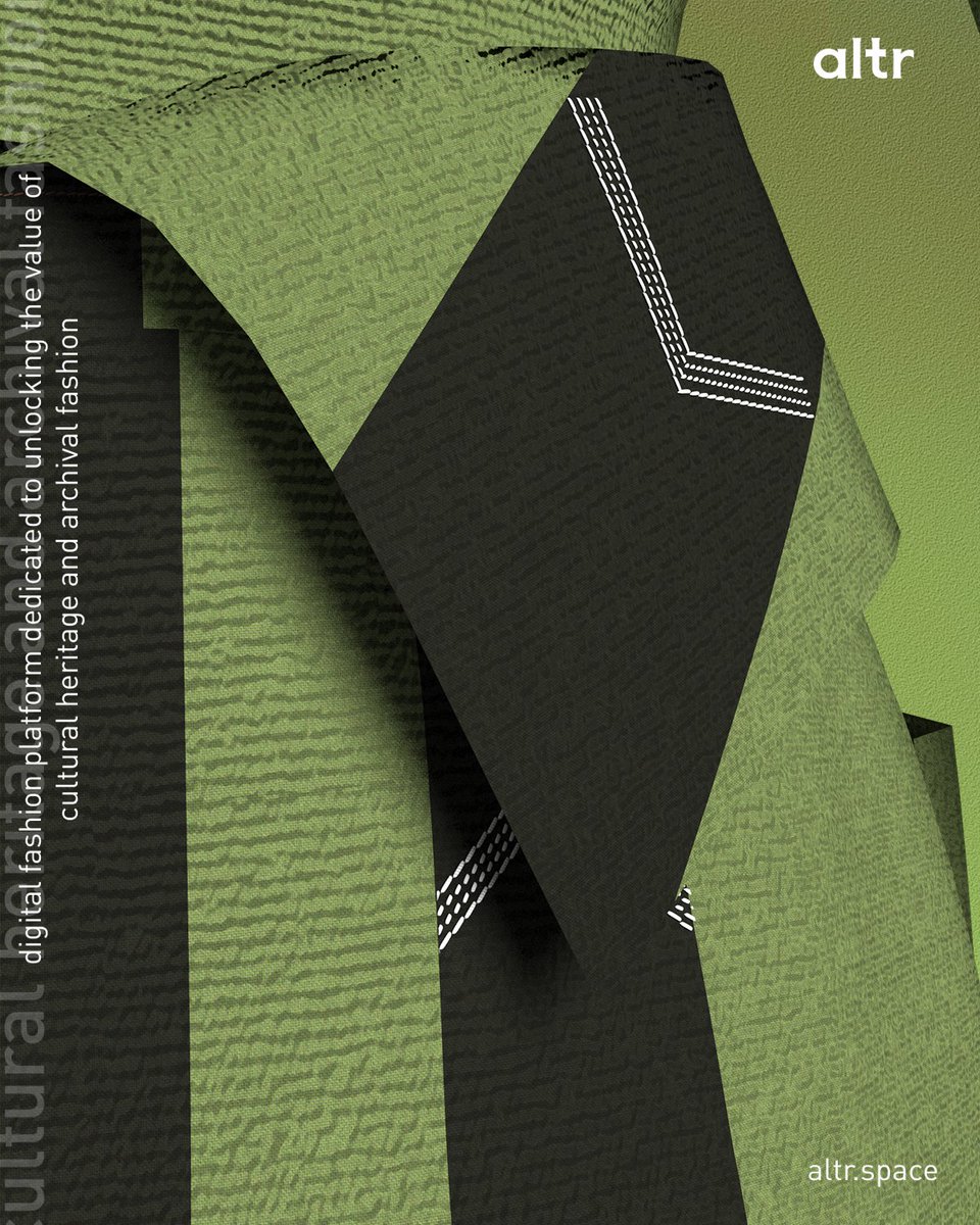 altr_____'s tweet image. 🧵Experience Nigerian heritage and digital savoir-faire in every detail of our digital handloom woven suit, designed by Cynthia Abila and digitally recreated by altr.

📢Explore more at #MVFW23 at @decentraland from 28-31 Mar.