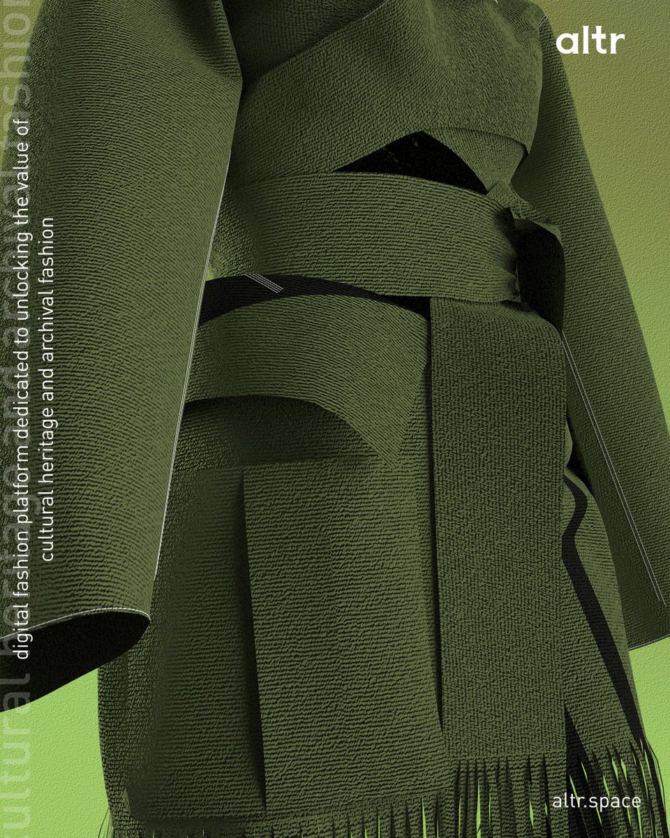 altr_____'s tweet image. 🧵Experience Nigerian heritage and digital savoir-faire in every detail of our digital handloom woven suit, designed by Cynthia Abila and digitally recreated by altr.

📢Explore more at #MVFW23 at @decentraland from 28-31 Mar.