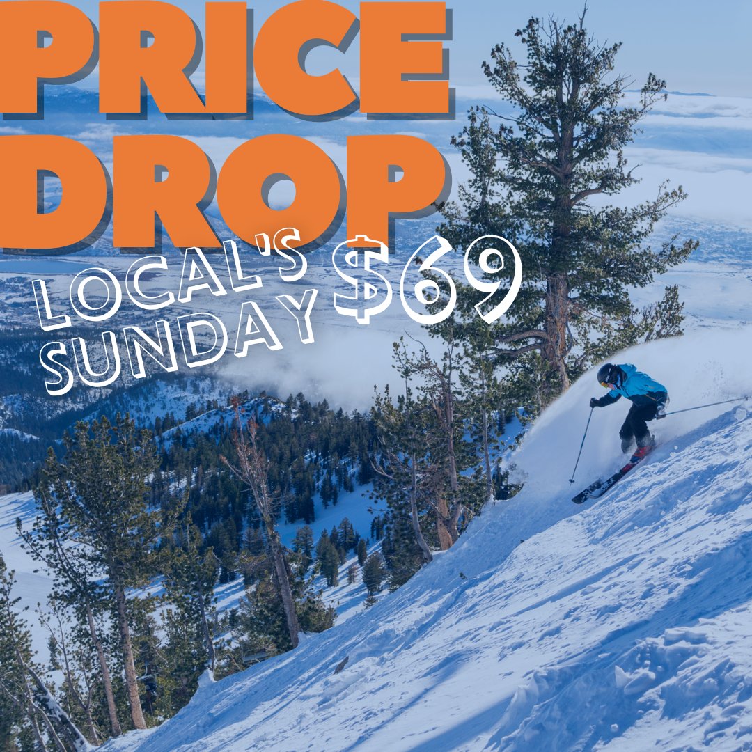 MtRoseSkiTahoe's tweet photo. Sundays just got BETTER! Local's Sunday tickets are now $69 for the rest of the season! #SkiRose
Note* Local ID required for redemption – must show that your home residence is within a 1-hour driving radius of Mt. Rose – Ski Tahoe. Must be purchased at the ticket window. https://t.co/WpZnAbR2Pk