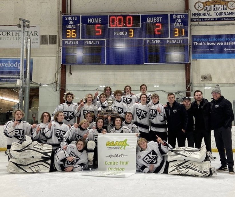 RiverkingsGSHL's tweet photo. Saskatoon, here are your 2023 Northern Champions!                             The RIVS are headed to provincials! https://t.co/go9gNMkruC