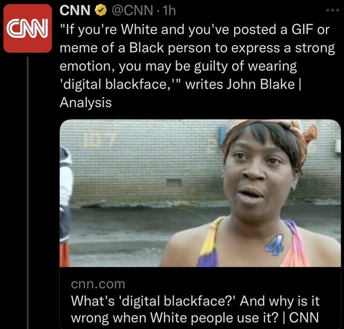 Dear white people, CNN said stop wearing digital blackface. What’s your response?